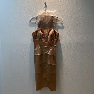 Gold dress